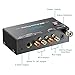 YGiTK Phono Turntable Preamp, Mini Preamplifier with RCA Input & 6.35MM Headphone and RCA Output, Low Noise Operation for MM Electronic Stereo Audio Hi-Fi Phonograph/Record Player 12V DC Power Adapter