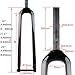 DHNCBGFZ Carbon Fiber T800 Mountain Bike Rigid Fork 1-1/8'' Straight/Tapered Tube 100 * 15mm Thru Axle Rigid Fork with Thru-axle Rod(Straight Tube,Matte 26'')