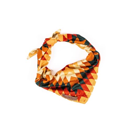 Image of Wilderdog Dog Bandana with Lightweight Quick Drying Poly-Blend Mesh Material in Russet