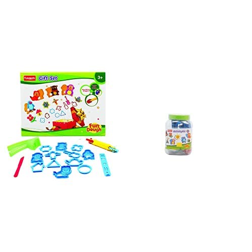 Fun Dough Funskool Gift Set, Multi Colour & Funskool Activity Kit, Multi Colour