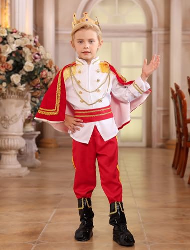 Disfraz infantil príncipe medieval para niño miniatura 4