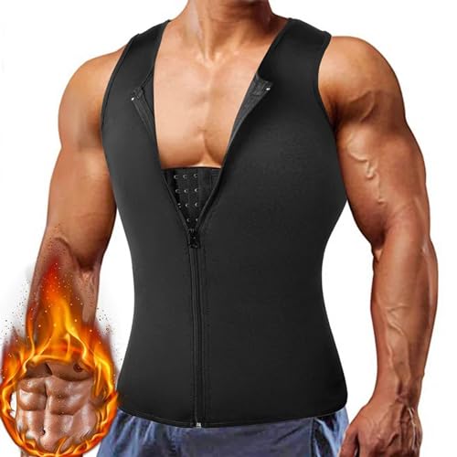 Camisa masculina de compressão para emagrecimento corporal regata modeladora justa com controle de b