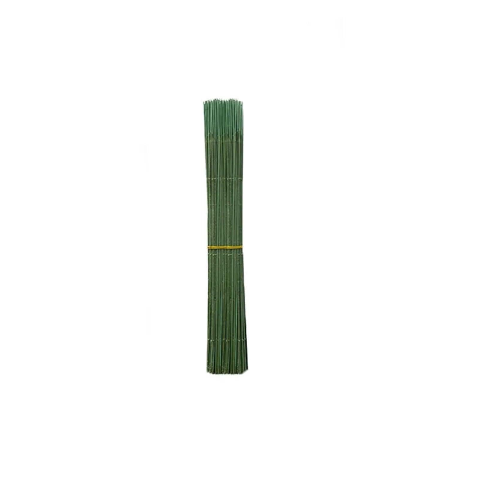 HUWOYG 100pcs Wire Stem Accessoies For Wedding Home Decor Artificial Green Flower DIY Floral Florist Craft Material Handmade For DIY(30cm)