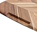 GoodCook Touch Carving Board Herringbone Patterned Acacia Wood, 13x19-Inch