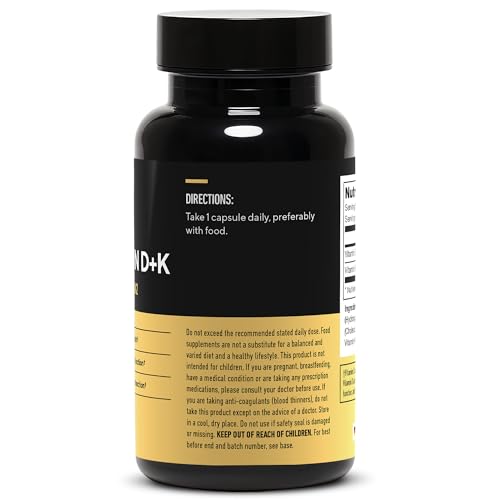 LEGION VitaminD+K Natural & Effective Formulation - Vitamin D3, K2 & K for Immunity Boost - K1, K2 & D3 Vitamin Supplement to Boost Bone Density and Health - Vitamin K2 & K1 for Heart Support - Image 4