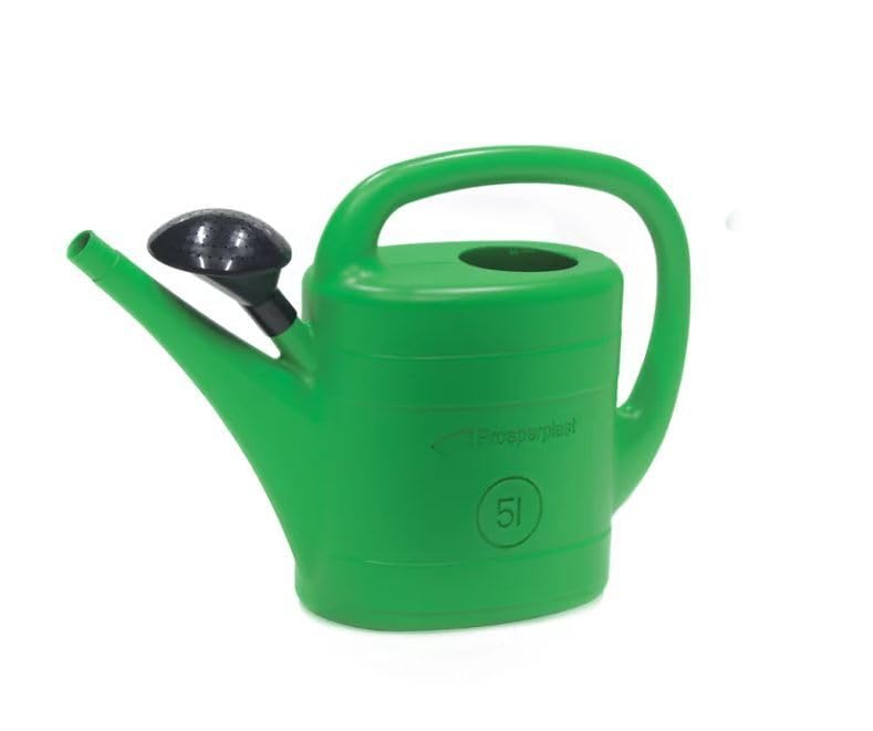 B2C Lightweight Plastic Watering Can Garden Plants Indoor Outdoor Rose Head Sprinkler 3 5 8 10 14 Litre (5 Litres)