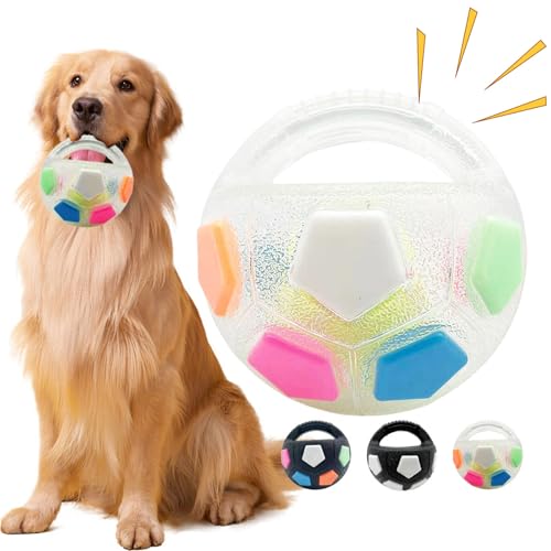 Qosigote Anti-Stress-Ball, The Mellow Dog Calming Ball, Interaktiver Bissfest -Training, Weiche Gummizähne Reiniger, Lustige Haustier -Übungsausrüstung | Engagiertes Kauspielzeug (A)