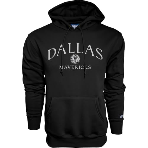 Blue 84 Dallas Mavericks NBA Officially Licensed Hooded Sweatshirt Embroidery Groundbreaking, Secondary Color, Medium