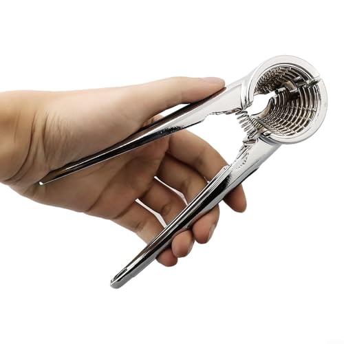 Alicates ergonómicos cascanueces para un descascarado eficiente de nueces, almendras y otras nueces blandas hechas de aleación de aluminio