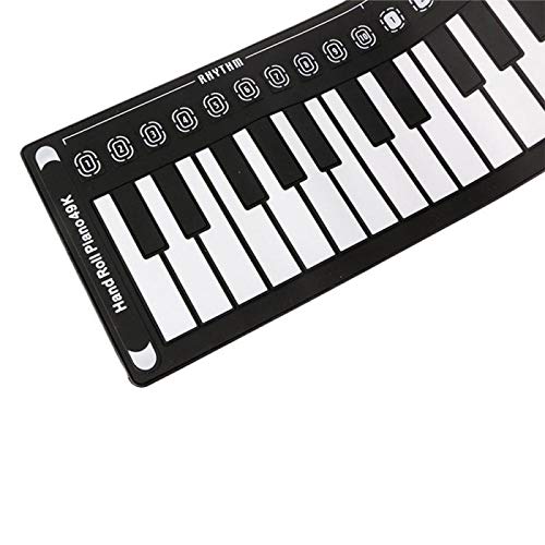 DSHGDJF Clavier numérique Flexible Portable à 49 Touches Piano Silicone Roll Up Piano Clavier électronique Pliant - Les Beatles, Paul McCartney, John Lennon, RIngo Starr, George Harrison DSHGDJF Clavier numérique Flexible Portable à 49 Touches Piano Silicone Roll Up Piano Clavier électronique Pliant – Image 5