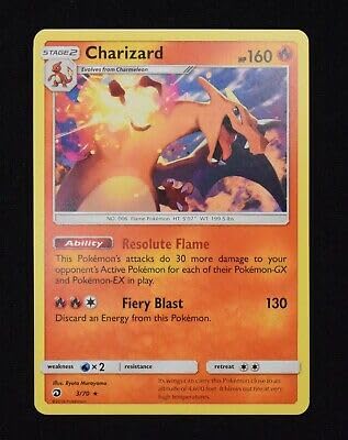 Pokemon – Charizard 3/70 - Dragon Majesty - Holo Rare – Single Card