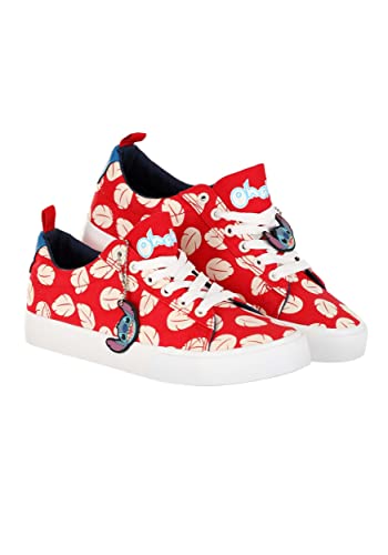 Disney Lilo & Stitch Low-Top Red Unisex Shoes
