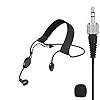Replacement ME3-II Cardioid Headworn Headset Microphone for Sennheiser EW 100 G4-ME3 Wireless Cardioid Headset Microphone System with 3.5mm Connector, Condenser, Black #2