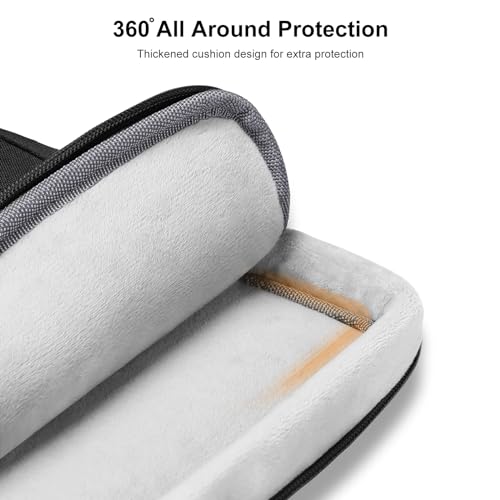 MOSISO Pokrowiec ochronny na tablet 32.8 cm 360, kompatybilny z iPad Pro 32.8 cm M2 M1 2022-2018, Surface Pro 9/8/7/6/X, etui z przednimi 2 podniesionymi prostokątnymi kieszeniami i pionową kieszenią,