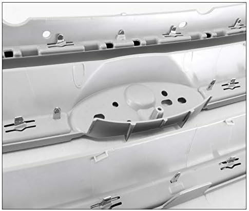 OE Style Front Upper Hood Grille Grill Chrome/Silver Compatible with 2017-2019 Ford Escape