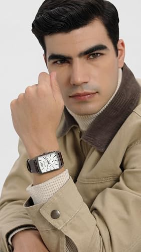 Image of Police Quartz Multifunction Brown DIAL Leather Strap Watch for Men-PLPEWJF2204802W