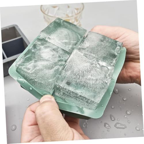 Molde para cubos de hielo de silicona con tapa miniatura 7