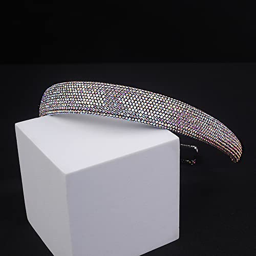 Wiwpar Rhinestone Headbands For Women Girls Fashion Rhinestone Head Bands Sparkly Colorful Headband Hair Hoop Party Hair Accessories (Colorful) #TOP3