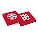 Produktbild Amscan 9906509 - FC Bayern München Servietten, 20 Stück, Größe 33 x 33 cm, Papier, Fanclub, Fußball, Party