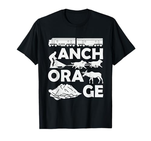 Parc National Anchorage Souvenir pour Hommes, Anchorage, Alaska T-Shirt