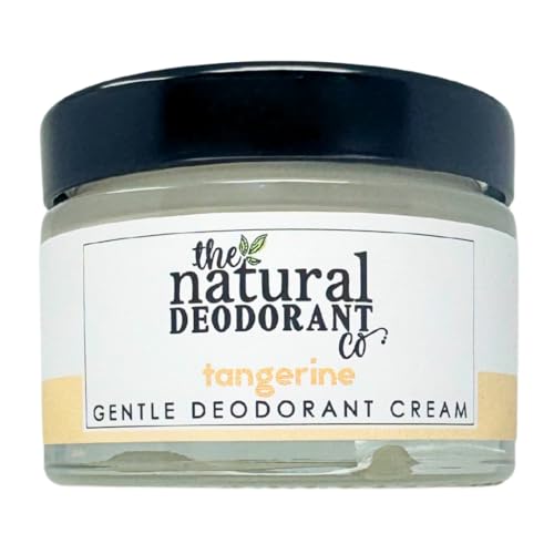The Natural Deodorant Co., Crema deodorante delicata non profumata Tangerine (55 g), certificata cruelty-free e vegan