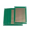 10-Pieces 50mm x 70mm Copper Strip PCB Board, 368 Holes Perfboard, Universal Stripboard Printed Circuit Board for Soldering Prototyping Testing Repair DIY