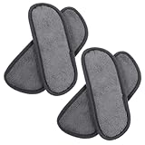 Tofficu 4Stücke Kühlschrank Tropfabsorbierer Wasserfängermatten für Kühlschränke Kariert zum Auffangen Vermeidung von Verschüttungen