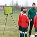 Soccer Coaching Board with Stand Portable Tactical Display Board Magnetic Soccer Coach Clipboard with Triangle Bracket and Portable Backpack 23.6 x 17.7in