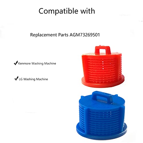Jiepro Washer Water Inlet Valve Filter Screen Compatible With Kenmore, Lg Washing Machine, Replacement Parts Agm73269501 (4 Pack ) #TOP2