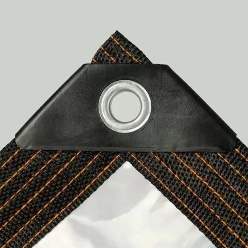 Orstio 8 X 10 Ft Clear Tarps Heavy Duty Waterproof Clear Vinyl Patio Enclosure, Clear Plastic Tarp To Cover Windows, Clear Plastic Sheeting Cover For Greenhouse Accessories (8 X 10 Feet) #TOP2