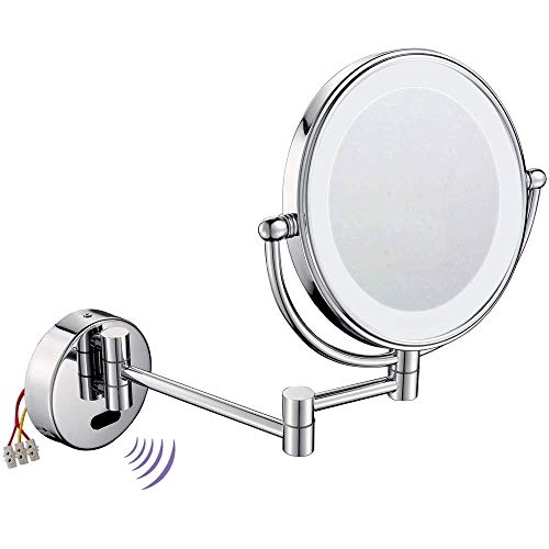Miroirs de maquillage de salle de bains avec induction pour éviter les traces