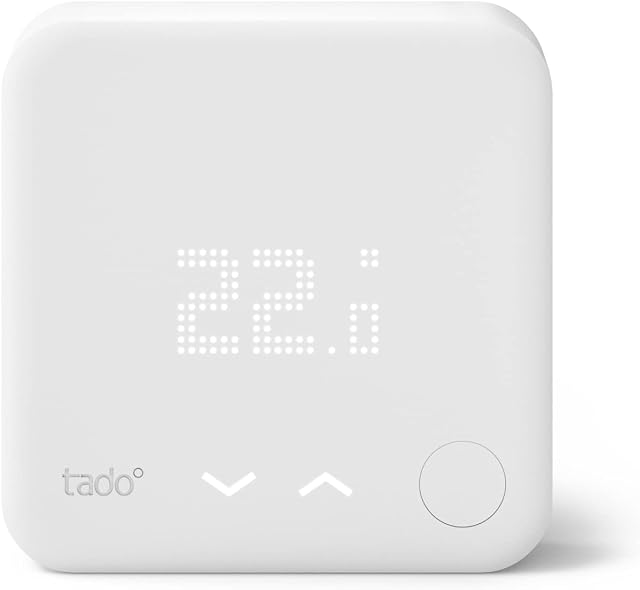 tado° Wired Smart Thermostat - WiFi Add-On Thermostat For Multizone Control, Digital Heating Management, Easy Installation, Save Heating Energy And Costs - Replacement Of Existing Wired Thermostats