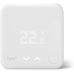Termostato Inteligente Bomba De Calor tado° Termostato Inteligente Cableado – Accesorio para control inteligente de calefacción y aire acondicionado en múltiples habitaciones, fácil instalación, wifi, compatible con Siri y Alexa