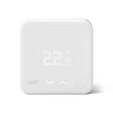 tado° smart home Thermostat (verkabelt) – Wifi Zusatzprodukt als Wandthermostat für digitale Einzelraumsteuerung per App – einfache Installation – Heizkosten sparen V3+ Zusatz: Raumthermostat (Verkabelt)