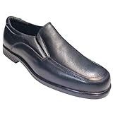 ARIADNA SÁNCHEZ Zapatos de Vestir de Piel Sin Cordones Jace, Casuales, Cómodos y Flexibles, Plantilla Extraible (Negro, Sistema Tallas Calzado EU, Adulto, Números, Mediano, 41)