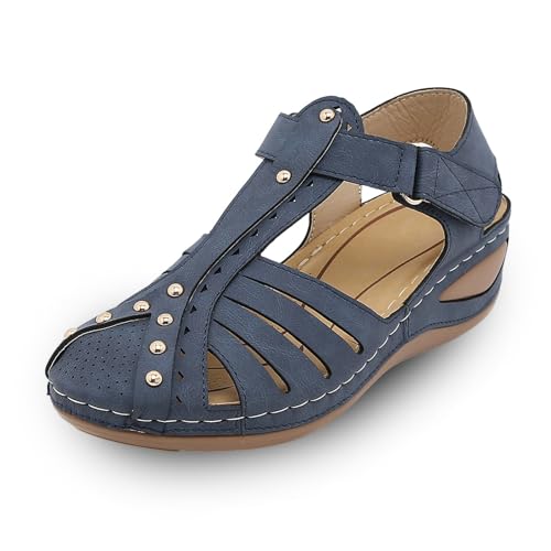 Sandales d'été femme bout fermé légères et lavables