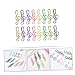 Angoily 100Pcs Musical Note Paper Clips Cute Shaped Clips for Office Supplies Unique Desk Accessories for Memos Photos and Notes