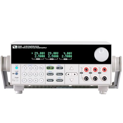 Image of ITECH Triple Output Programmable DC Power Supply 30V /3Ax2, 5V /3Ax1 IT6322A