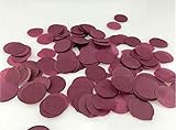 Sopeace 1 inch(2.5cm) Round Tissue Paper Confetti Round Tissue Paper Confetti Wedding Party Table Decorations Balloon Kit, 30g (Burgundy)