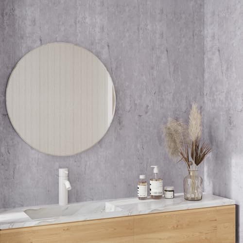 Vinilo encimera cocina efecto cemento gris para decoración vintage de armarios 4