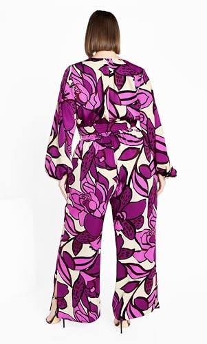CITY CHIC Plus Size Pants, Fiesta Print Pant4
