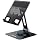 JETech Swivel Tablet Stand for 4-13" Tablets and Phones, Black