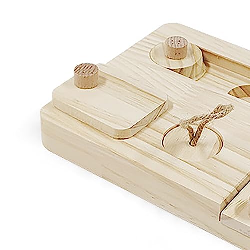 Brinquedos de forrageamento para hamsters 6 em 1, porquinho-da-índia, brinquedo de enriquecimento in