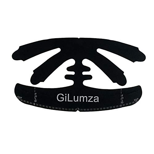 Gilumza Black Baseball Caps Semicircle Inserts Flexible & Long Lasting Hat Shaper Plastic