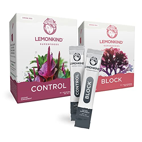 Lemonkind Naturally Control Hunger And Block Carbs & Fats Bundle, Zero Calories - 60 Servings #TOP8