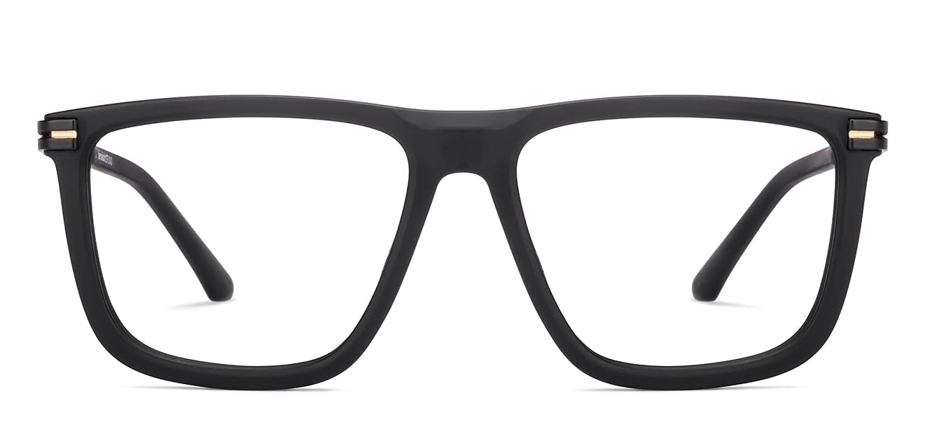 Lenskart Studio Hip Hop Ft. Divine | Full Rim Hexagonal Zero Power Bluecut & Antiglare Computer Eyeglasses For Eye Protection And Strain | Men & Women | Large | LK E000082-image-7