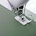 TISEKER 2 Pieces Roller and Non-Stick Zigzag Teflon Sewing Machine Presser Foot - Fits for All Low Shank Snap-On Singer, Brother, Babylock, Janome, Simplicity, Etc Sewing Machine