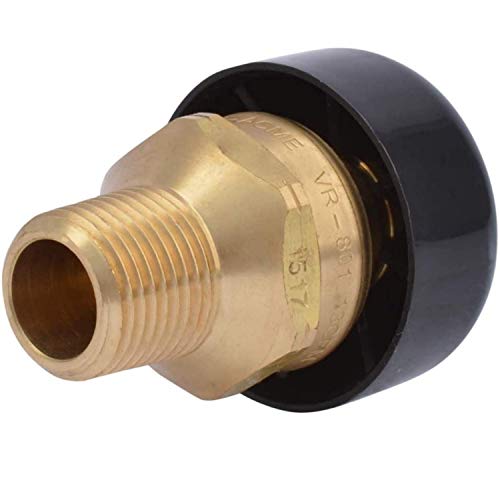 Cash Acme 3/4 Inch RV VR20 Vacuum Relief Valve Vent with Dust Cover, Bronze, 22398LF
