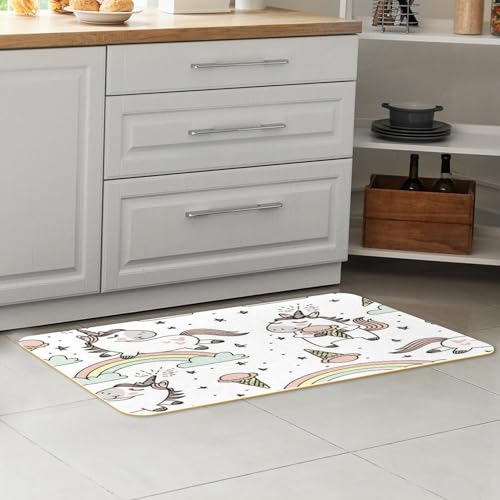 Alfombrillas de cocina antideslizantes lavables VAPOKF alfombra pasillo cuarto de lavado pack 2 7