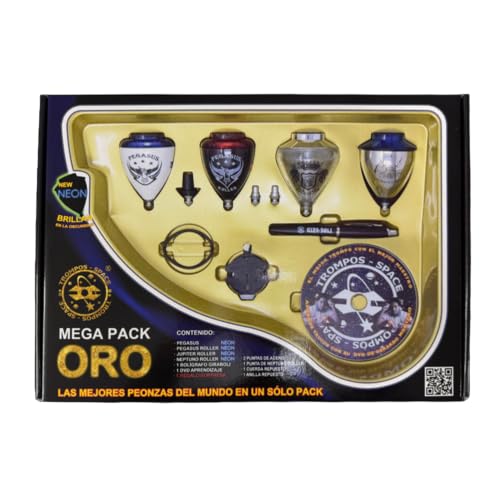 Xtreme - Maletín Trompos, color oro neón (Space 008000041)